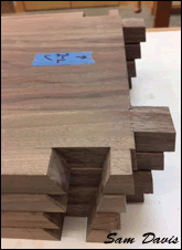 Stack of Legs-Joinery Viewe - imaged At Seat